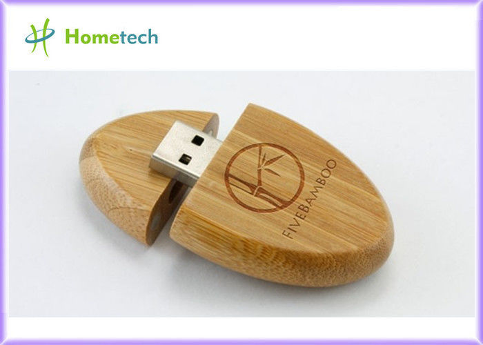 Piccola chiavetta USB di legno di bambù