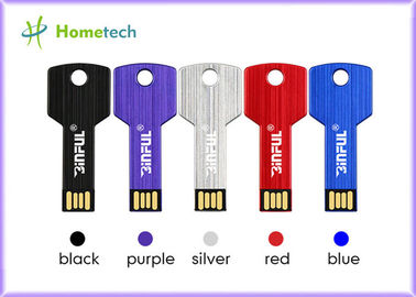 Memory stick del Usb di chiave della lega di alluminio, chiave impermeabile d'argento di memoria pendrive