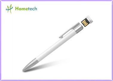 USB 2.0 ad alta velocità a sfera nero/bianco dell'azionamento 16GB della penna ha personalizzato il metallo Mateial