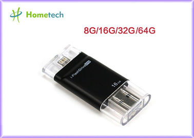 comprare chiavetta USB nera conveniente del telefono cellulare di 8GB 16GB 32GB 64GB, memory stick bianco del usb di stoccaggio esterno di OTG micro fabbricazione online