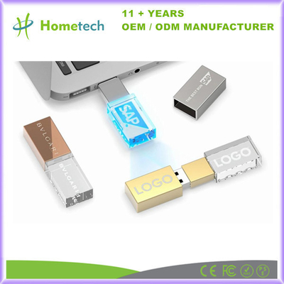 comprare Personalizzazione 4GB 8GB 16GB Crystal USB Stick Gravazione Logo Crystal Pendrive fabbricazione online