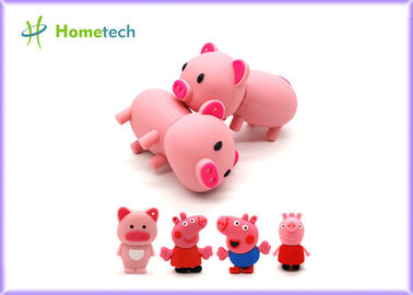 comprare Il grande maiale felice di rosa della famiglia ha personalizzato la chiavetta USB, la chiavetta USB a forma di PVC su misura chiave USB personale 4gb 8g fabbricazione online