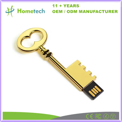 comprare Classico chiave a forma di metallo pollice Drive impermeabile archiviazione dati argento oro rame chip di grado A fabbricazione online