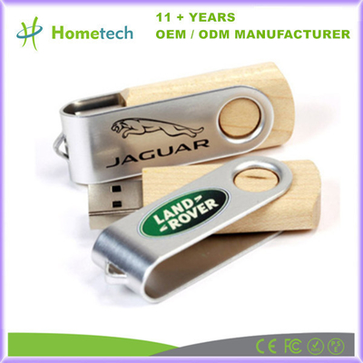 comprare Windows/Mac OS/Linux Compatibile 256GB Wood Twist USB Flash Drive con design in legno classico fabbricazione online