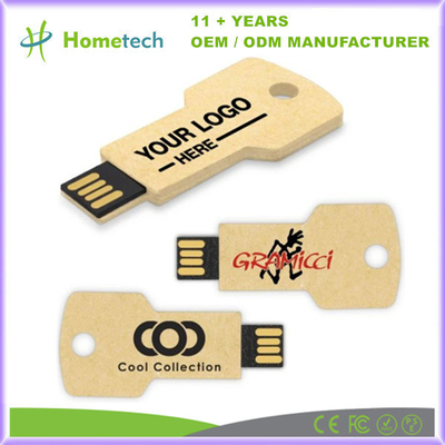 comprare Disco flash USB in carta riciclabile a chiave da 8 GB a 256 GB Capacità Regalo promozionale ecologico fabbricazione online