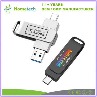comprare Alta velocità 500 MB/s Metal Waterproof USB C Flash Drive Waterproof Grande capacità fabbricazione online