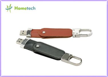 comprare USB 2.0 automatico/USB 3,0 di Pendrive Creativo dell'anello portachiavi del metallo del disco di USB Flash del cuoio di funzionamento fabbricazione online