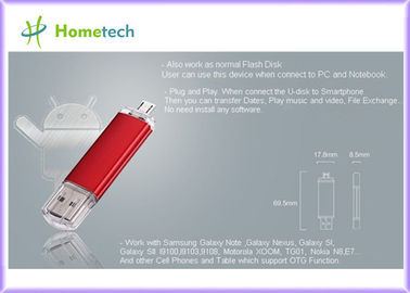 comprare chiavetta USB ad alta velocità del telefono cellulare di 32GB OTG/disco blu di U fabbricazione online