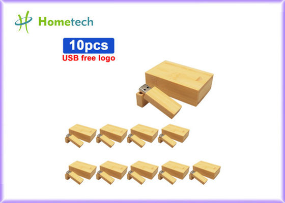 comprare Chiavetta USB di bambù di legno riciclata 16GB 3,0 Eco amichevole con la scatola di legno fabbricazione online