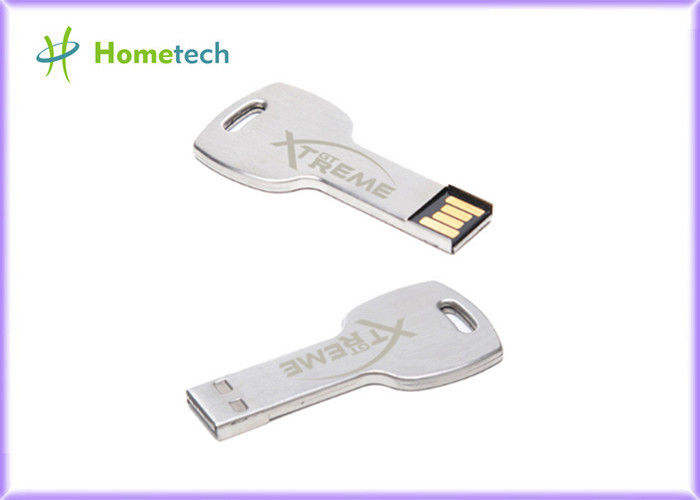 Memory stick del Usb di chiave della lega di alluminio, chiave impermeabile d'argento di memoria pendrive