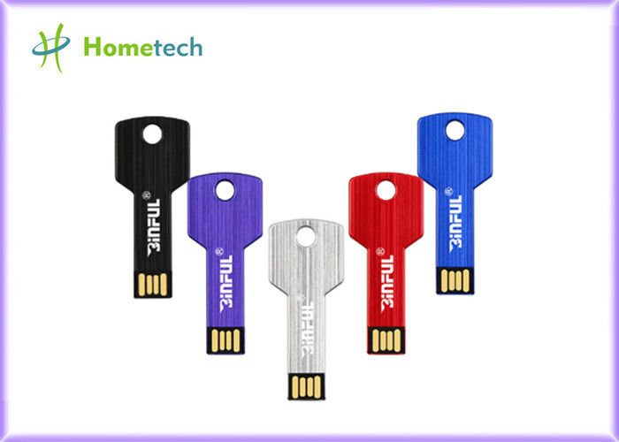 Memory stick del Usb di chiave della lega di alluminio, chiave impermeabile d'argento di memoria pendrive