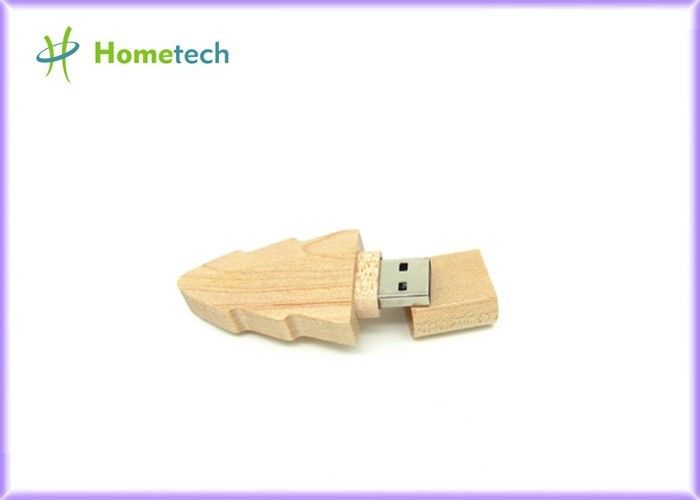 lettura/scrittura veloci di legno dell'albero di Natale di personalità della chiavetta USB di 32G 64G