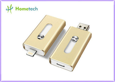 Telefono cellulare OTG dell'azionamento del iflash del disco del compatto 8GB USB della lega di alluminio per il PC