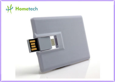 Carta di credito di plastica bianca OTG/chiavetta USB 16GB 32GB del telefono cellulare per lo Smart Phone