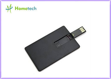 La carta di credito nera USB attacca il logo di abitudine di chiave USB del regalo 4GB 8GB 16GB