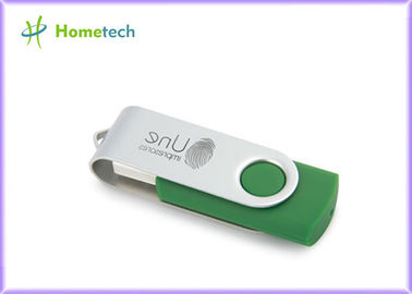 Il flash promozionale verde del Usb del metallo guida per L 56mm la X W 18mm la X la D 10mm