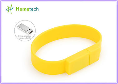 FCC personale su misura di RoHS di chiavetta USB di polsino di USB 1GB 2GB 4GB 8GB del silicone