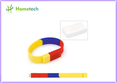 Memory stick 32gb del Usb di chiavetta USB di polsino di colore dell'arcobaleno dell'OEM di premi