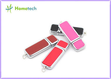 Stampa su ordinazione di logo della chiavetta USB di cuoio engravable promozionale