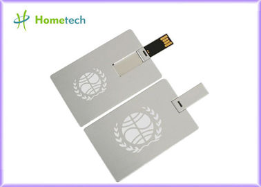 Dispositivo di archiviazione impermeabile di USB della carta di credito del Super Slim, chiavette USB del metallo