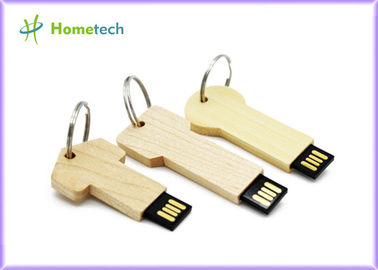 la chiavetta USB ad alta velocità del keychain, usb di legno personale attacca il regalo