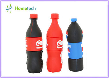 Pepsi imbottiglia la chiavetta USB su misura PVC/il memory stick del Usb personale regalo