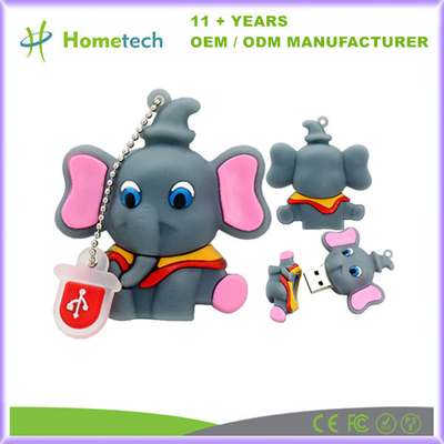 Pormo Gifts USB 3.0 Flash Drive Flash Disk 32GB 64GB Elefanti Forma
