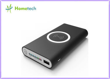 Polacco smussato del mini di Qi di potere caricatore portatile senza fili esile della Banca 8000mah con il tipo porto del Usb di C