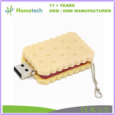 Disco flash USB a forma di sushi personalizzato in 3D Cookie ad alta velocità Disco flash USB 8GB