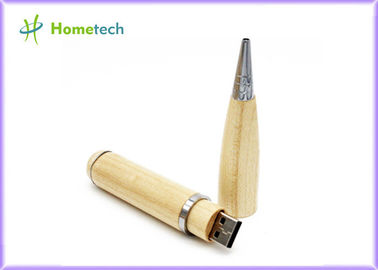 2 in 1 penna di legno multifunzionale dell'USB Flash guida 4gb 8gb con il contenitore di regalo/logo personale