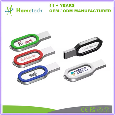 Innovativo Flash Drive USB Slim Metal USB 3.0 64G con logo personalizzato impermeabile