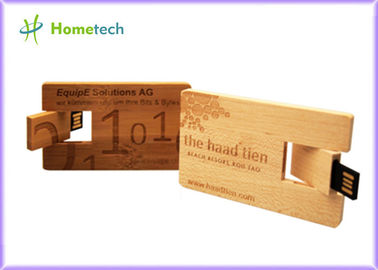 Chiavetta USB di legno 4GB 8GB, memory stick Pendrive di logo su ordinazione dell'incisione