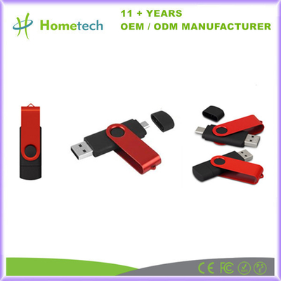 Drive flash USB C girevole 8 GB - 256 GB 2 in 1 OTG USB 3.0 Drive Memoria Stick Tipo C Per telefono cellulare