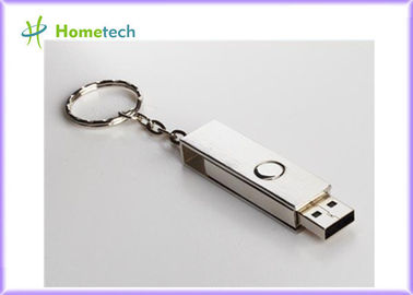 il pollice del metallo 16GB/8GB guida, azionamento della penna del memory stick pendrive con i portachiavi a anello