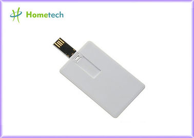 Regalo bianco di affari e di festa del dispositivo di archiviazione di USB della carta di credito per la scuola/studente