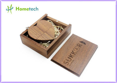 Chiavetta USB di legno in forma di cuore su ordinazione 64gb 32gb/azionamento dell'istantaneo bastone del usb