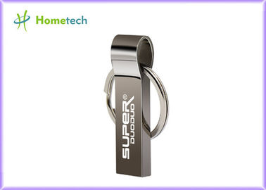 Sfogli il colore dell'argento del memory stick 32GB 64GB 128GB di USB del metallo di forma con Chian chiave