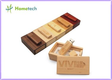 Memory stick di legno incisi 16GB di USB di logo per la società & l'individuo