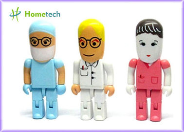 Mini chiavetta USB del dottore Character del fumetto di bianco 4GB 8GB 16GB