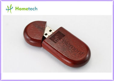 Chiavetta USB di legno ovale di Shell