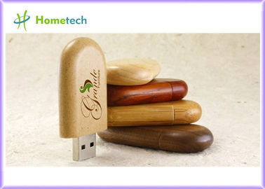 Il regalo di legno USB di legno dell'OEM di chiavetta USB, può marcare a caldo il vostro proprio LOGO unità USB di legno
