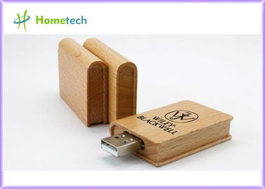 La sicurezza 4GB, 8GB, USB Flash di legno del libro 32GB guida con alto trasferimento di dati