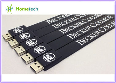 Chiavetta USB di gomma colorata di polsino, USB 2.0 dell'azionamento dell'istantaneo del braccialetto
