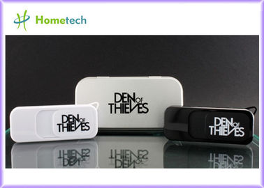 Chiavetta USB molto popolare con il logo su ordinazione, penna di plastica della plastica 1GB di USB del bastone
