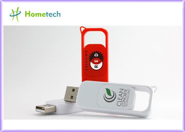 Chiavetta USB di plastica con il logo di stampa su misura del laser o di logo