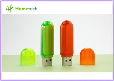 Blu della penna del popolare dell'azionamento di memoria di USB Flash, chiavetta USB di plastica con Keychain per il regalo