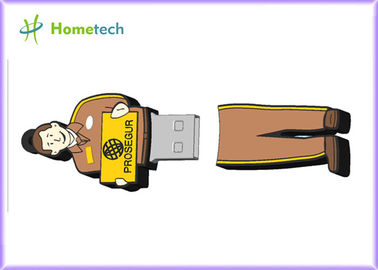 1GB - 64GB raffreddano i bastoni stampati degli azionamenti dell'USB Flash del personaggio dei cartoni animati per l'ufficio