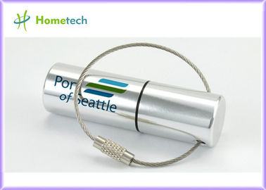 Bastone promozionale di USB dell'azionamento del pollice del metallo 8GB USB del regalo con l'anello portachiavi