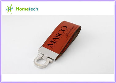 Disco dell'USB Flash del cuoio dell'unità di elaborazione, azionamento dell'istantaneo della cintura