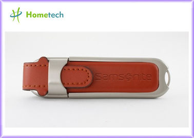 Disco di USB Flash del cuoio del regalo di promozione